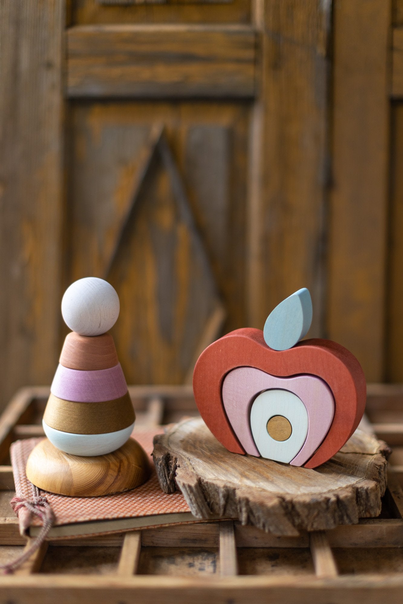 Puzzle en bois "La pomme"