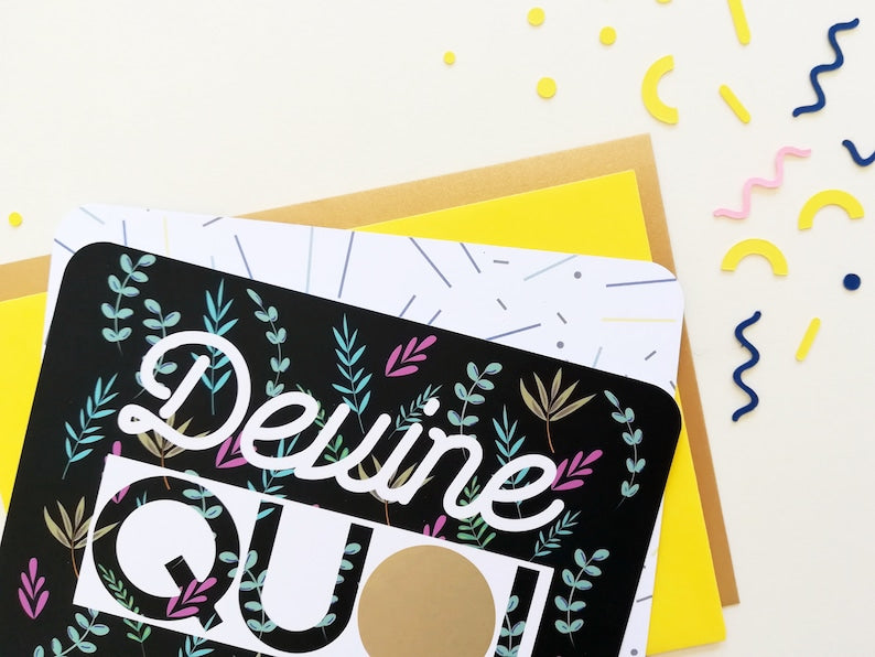 Carte à gratter « Veux-tu être mon témoin? » + enveloppe