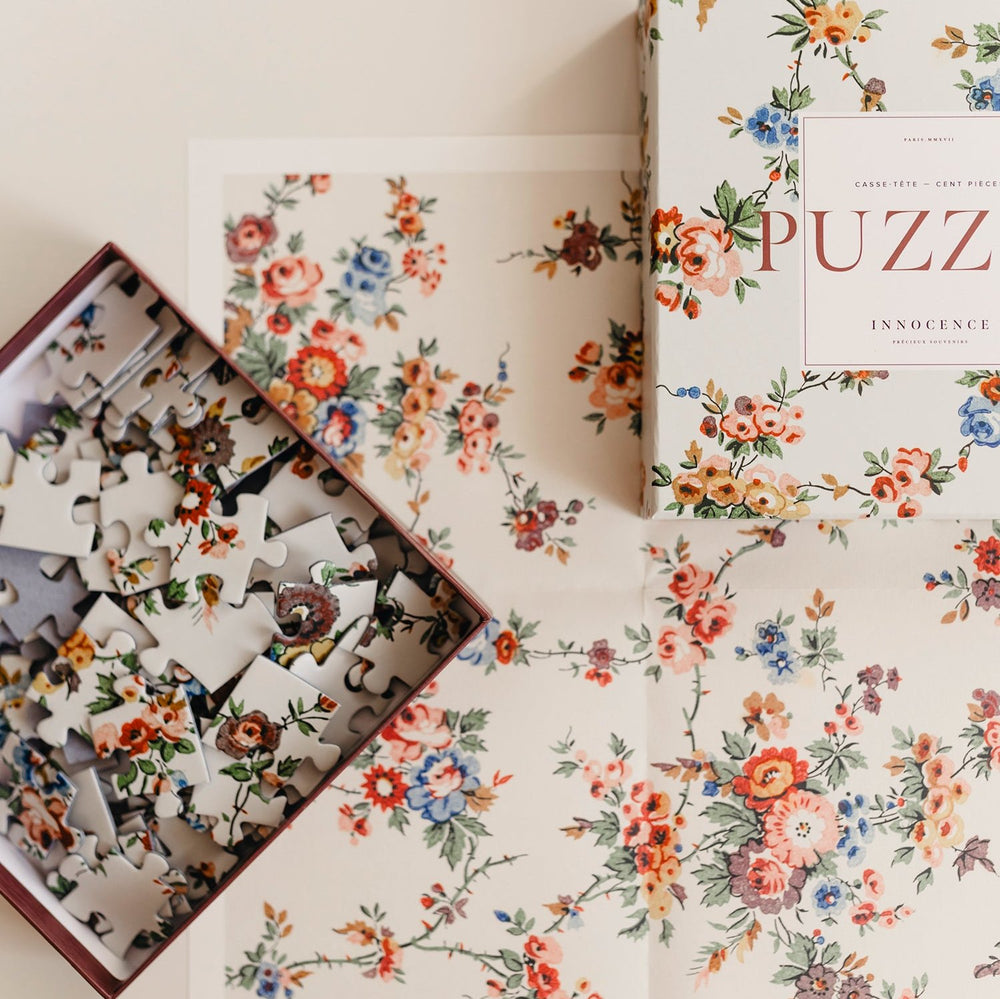 Puzzle Esquisse fleurie