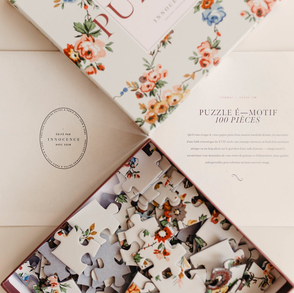 Puzzle Esquisse fleurie