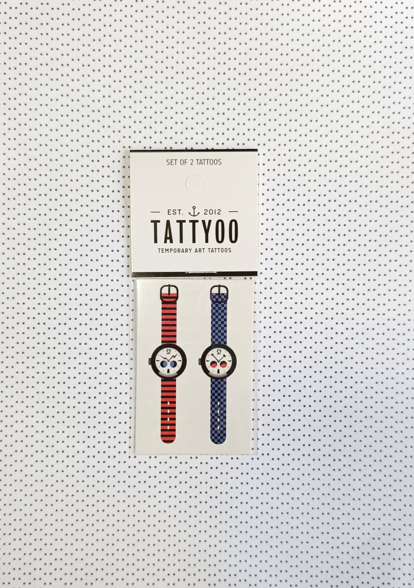 Set de 2 tatouages éphémères montres