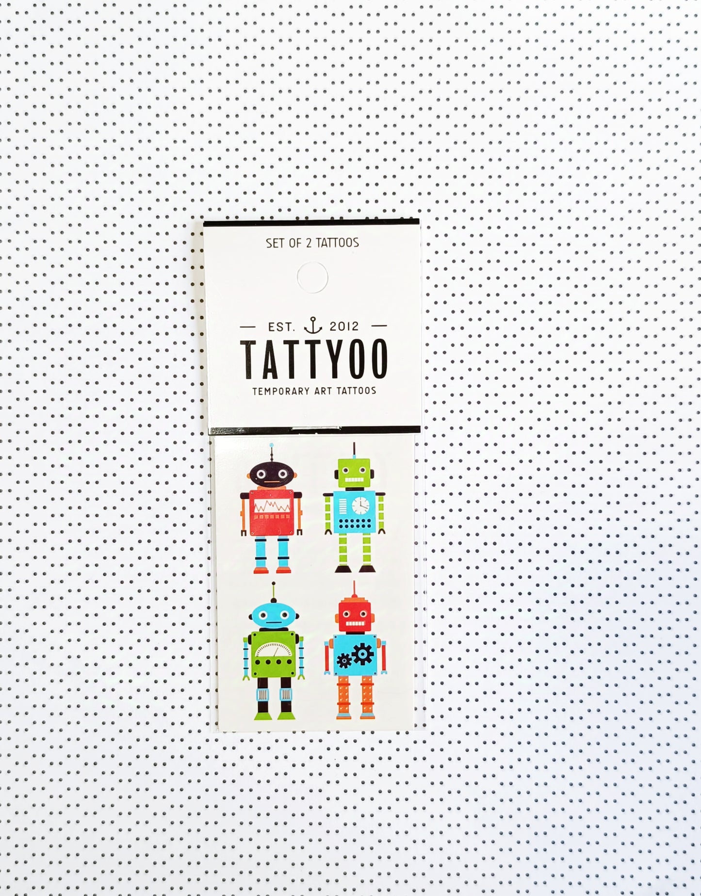 Set de 2 tatouages éphémères Robots