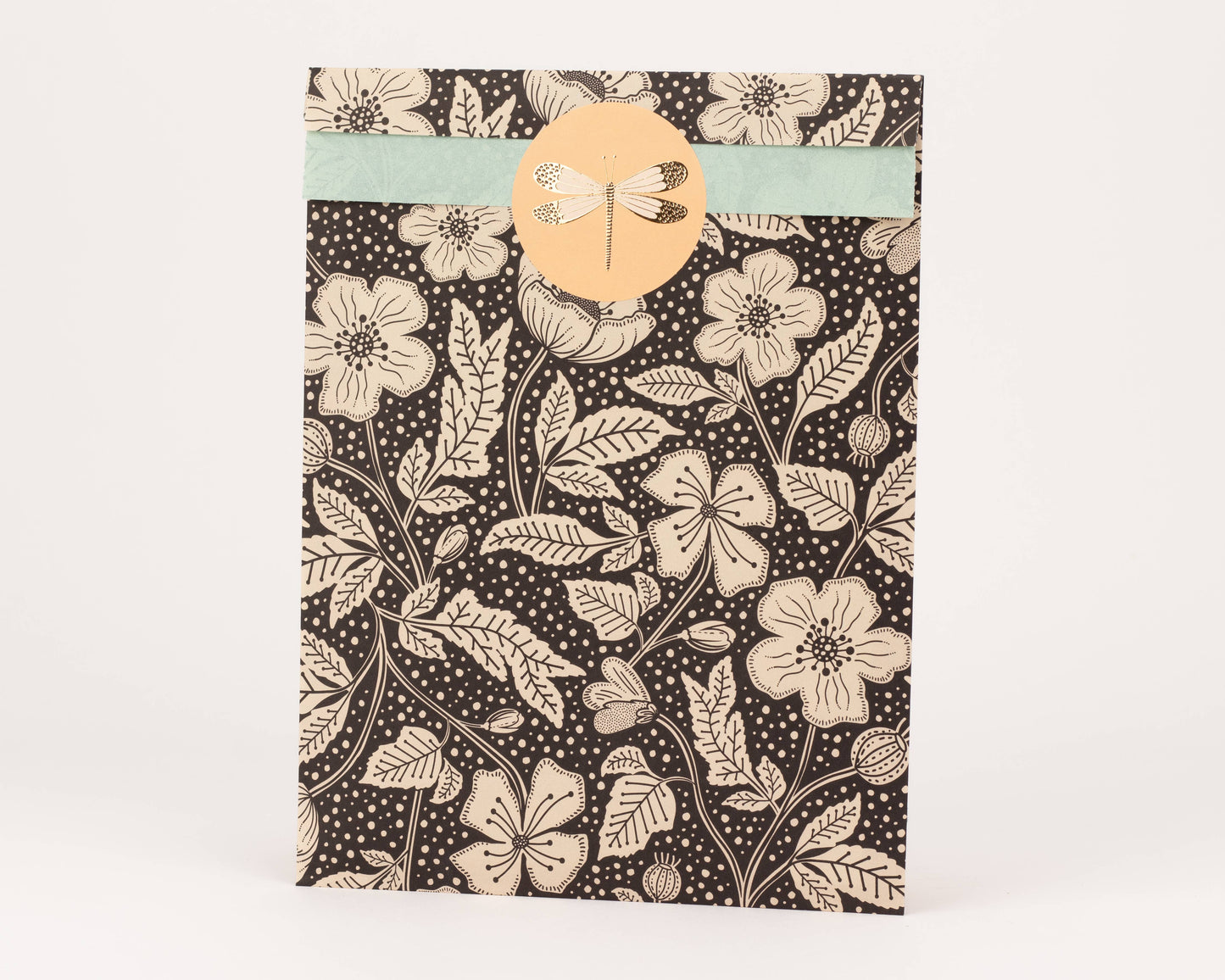 Pochette en papier coquelicot PM