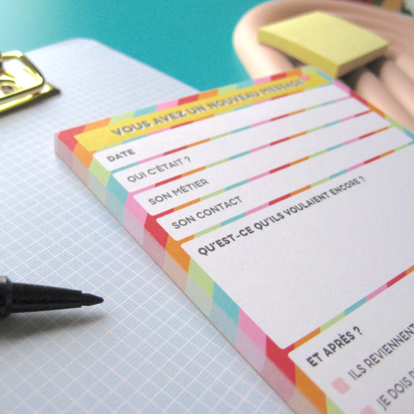 Bloc-notes humoristique - Vous avez un message