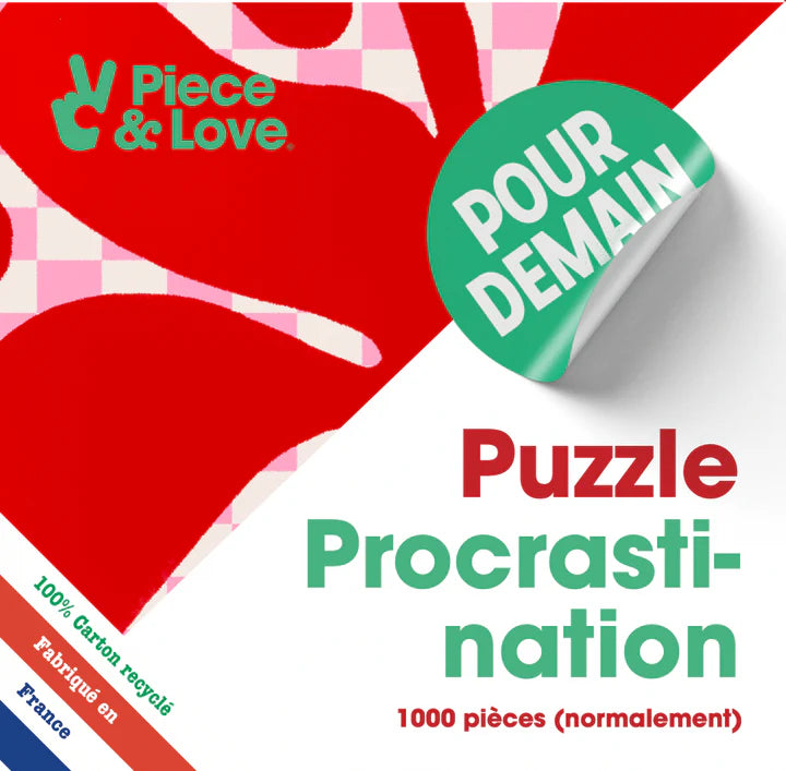Puzzle 1000 pièces "Procrastination"