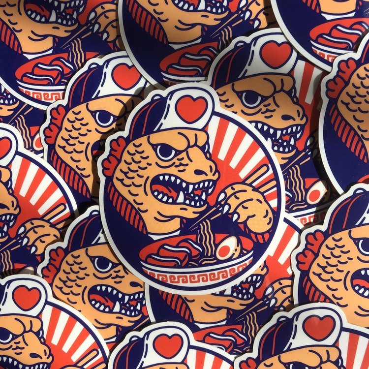 Autocollant "Kaiju"
