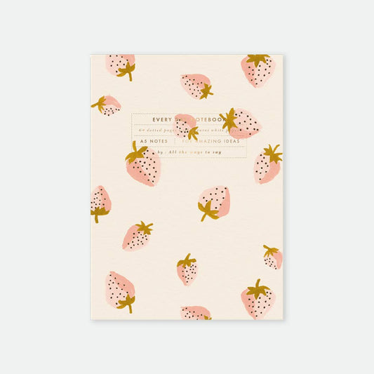 Carnet de notes "Fraises"