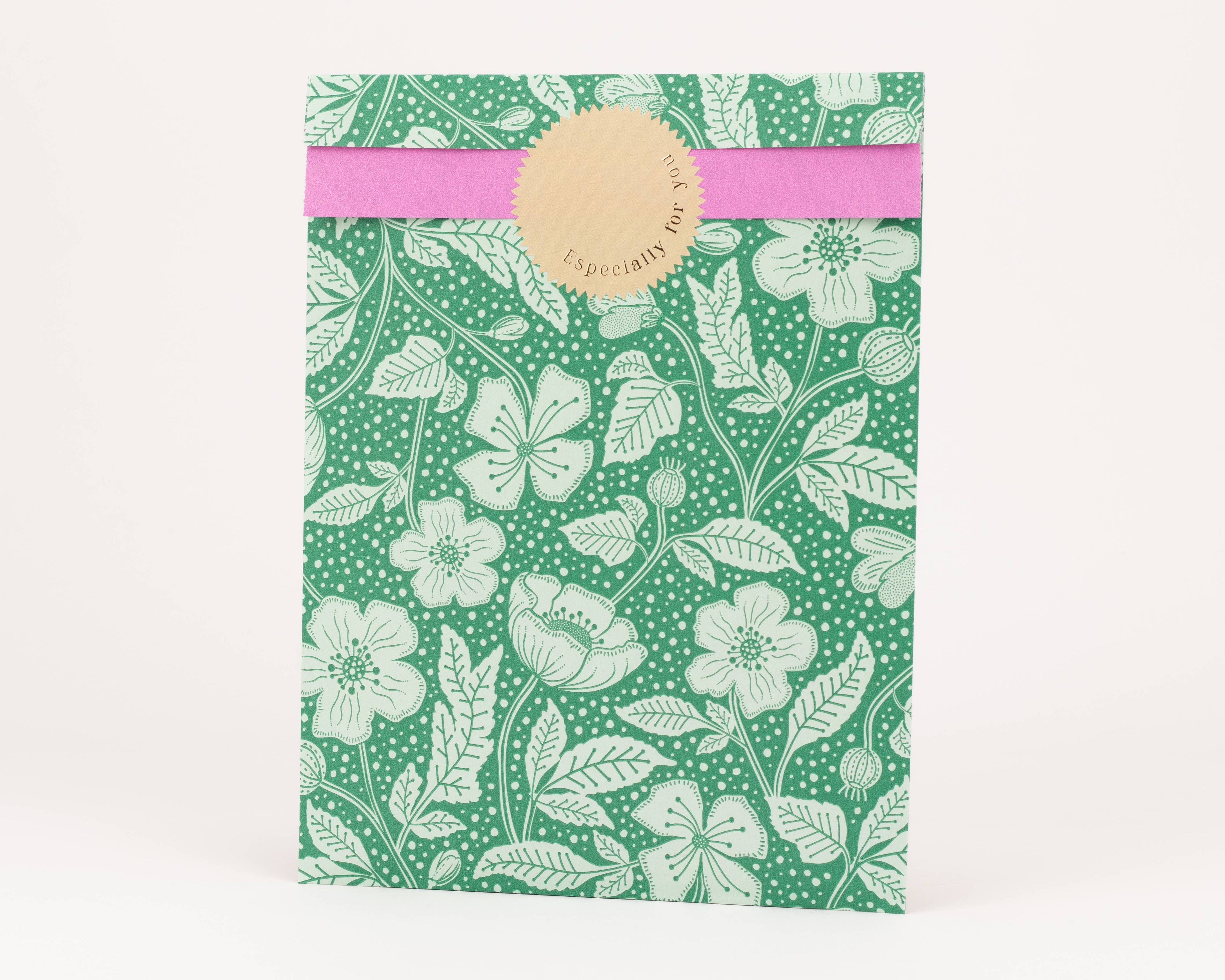 Pochette cadeau - coquelicots (petit)