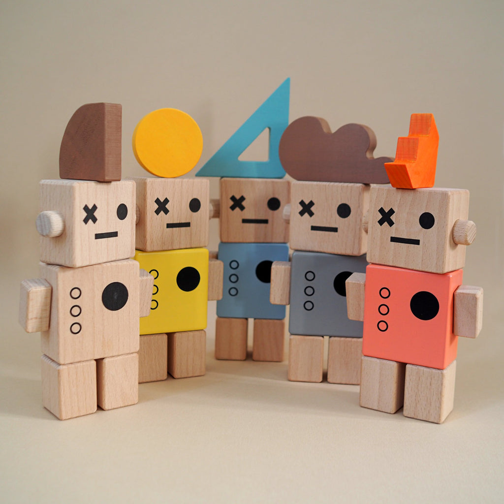 Jouet en bois - Baby robot