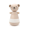 Jouet en bois - Ours empilable  blanc