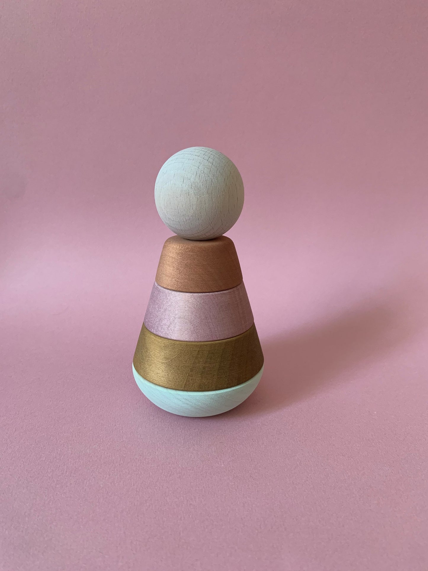 Tour empilable en bois "Pastel"