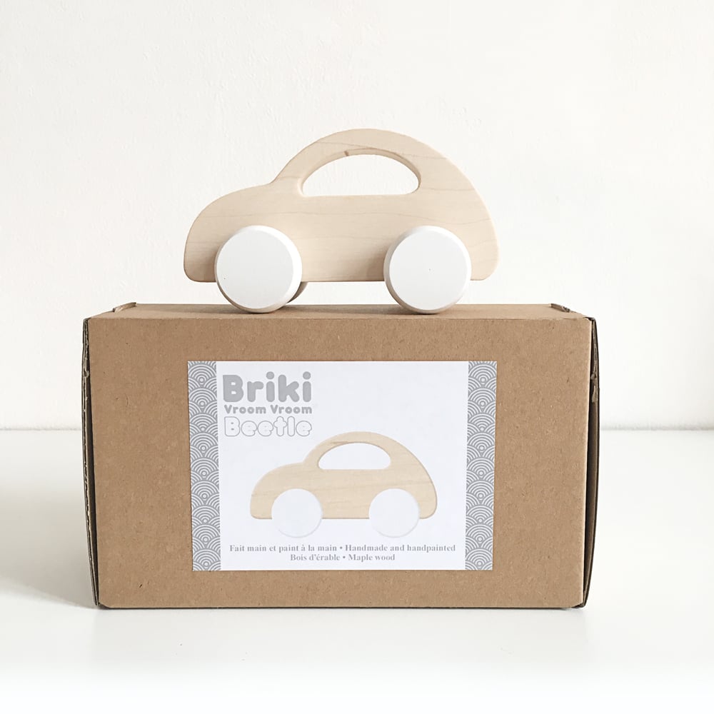 Jouet en bois - Voiture à pousser  "Beetle