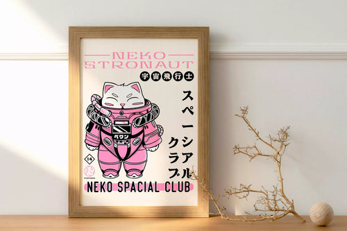 Affiche "Nekostronaut"