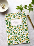 Carnet - fruité jaune, vert et blanc
