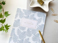 Carnet - blanc et bleu