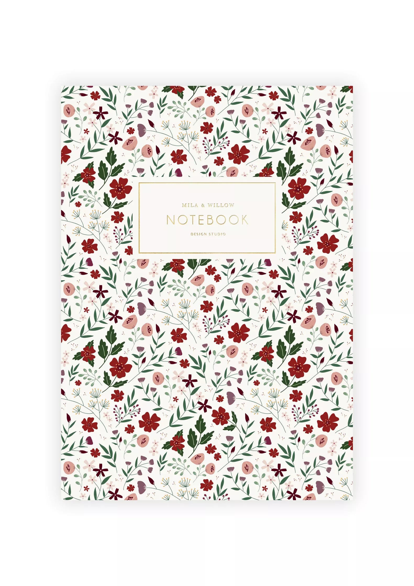 Carnet blanc, vert et rouge