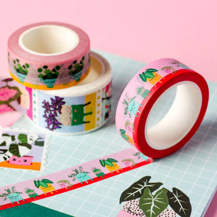 Washi tape plantes