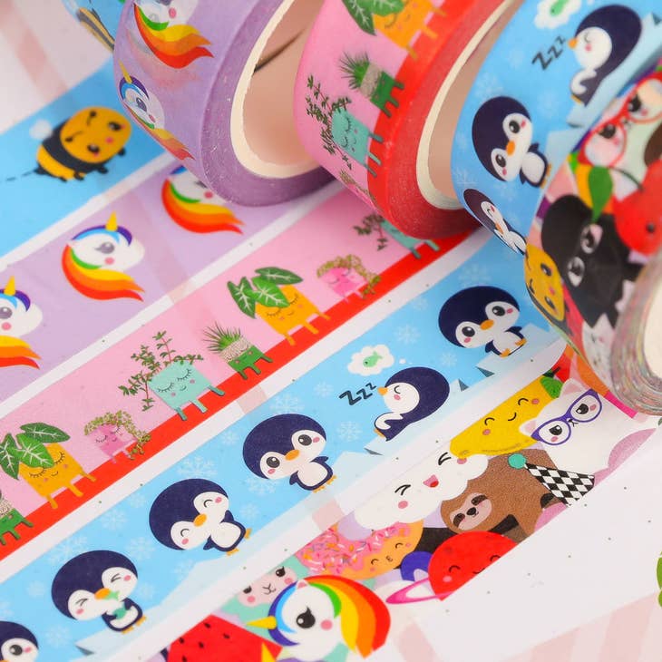Washi tape arcs-en-ciel