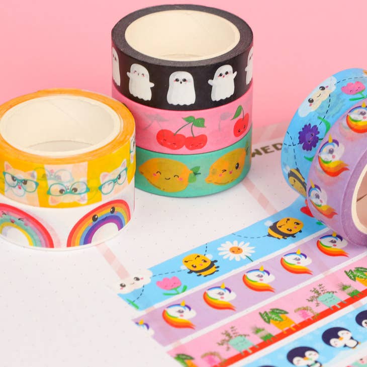 Washi tape arcs-en-ciel