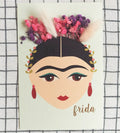 Carte fleurie "Frida" + enveloppe