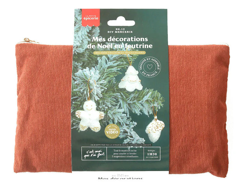 Kit DIY - Décorations de Noël en feutrine