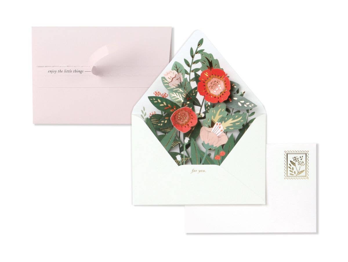 Enveloppe florale 0 allergie et 100% waouh