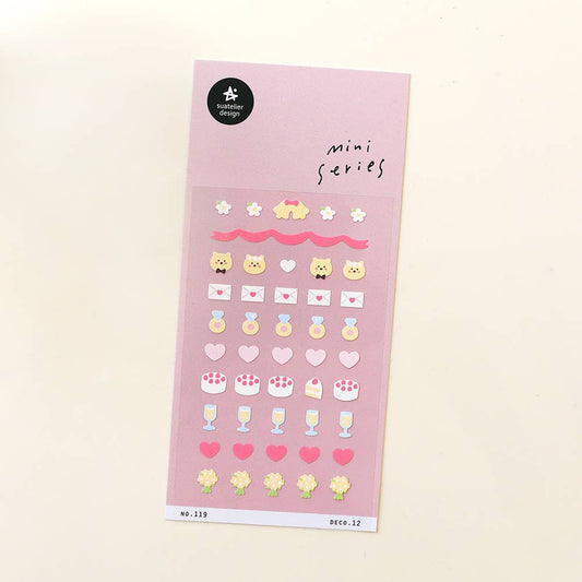 Planche stickers "jeune marié