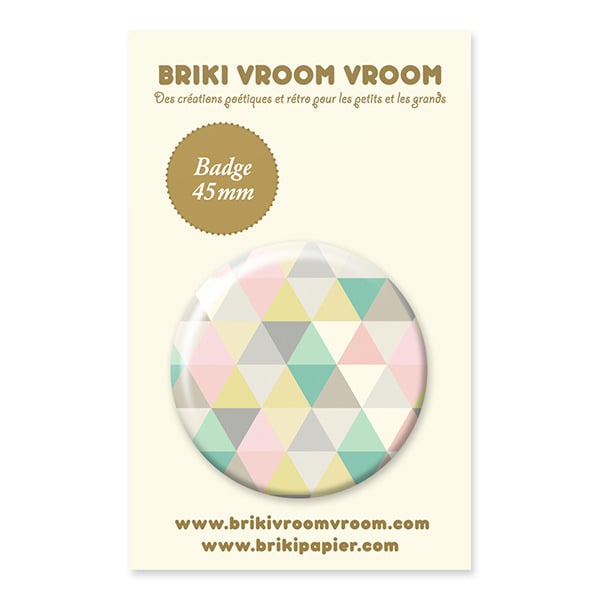 Badge triangles pastels
