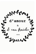 Carte à planter - D'amour et d'eau fraiche"  cité candide | Cité Candide