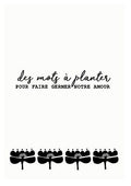 Carte à planter - Des mots à planter | Cité Candide
