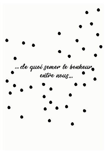 Carte à planter "de quoi semer le bonheur" + enveloppe