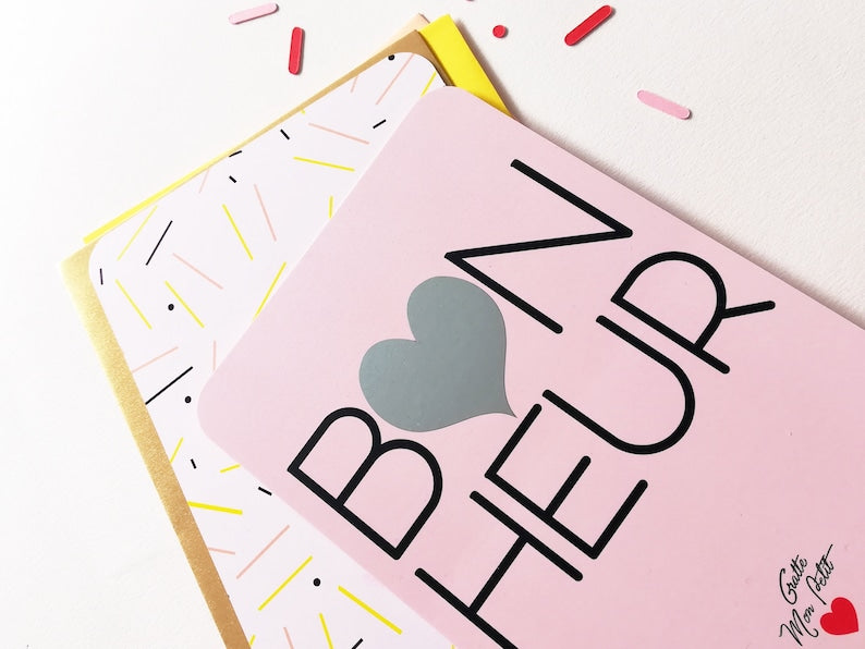 Carte à gratter « Bébé en route »