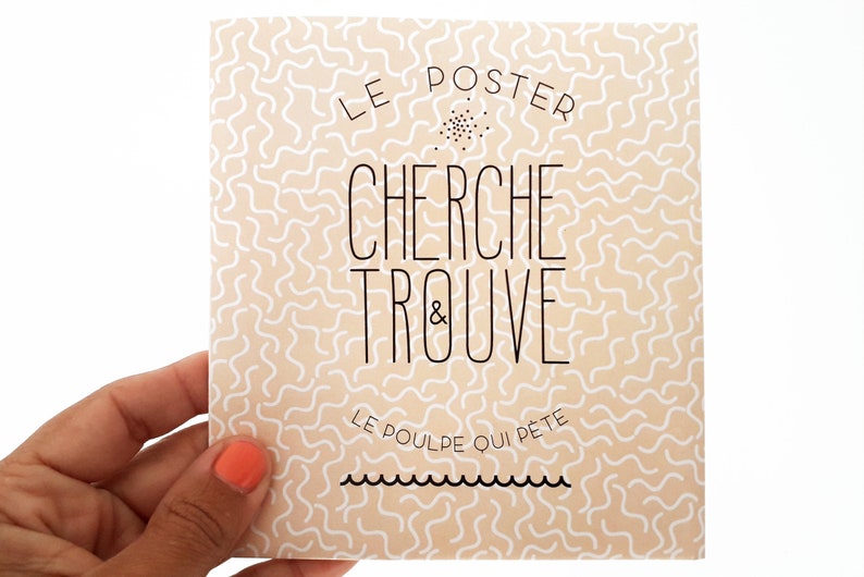 Poster cherche & trouve - Joyeux anniv'