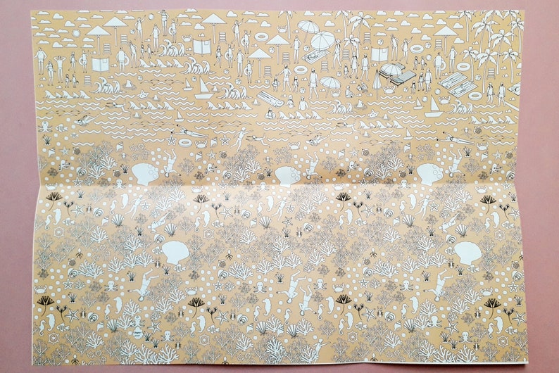 Poster cherche & trouve - Joyeux anniv' - Pamela Loops