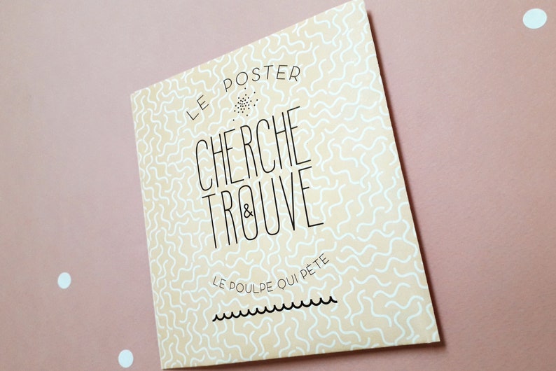 Poster cherche & trouve - Joyeux anniv'