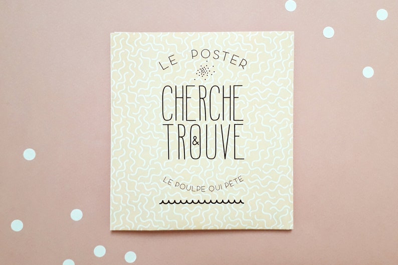 Poster cherche & trouve - Joyeux anniv'