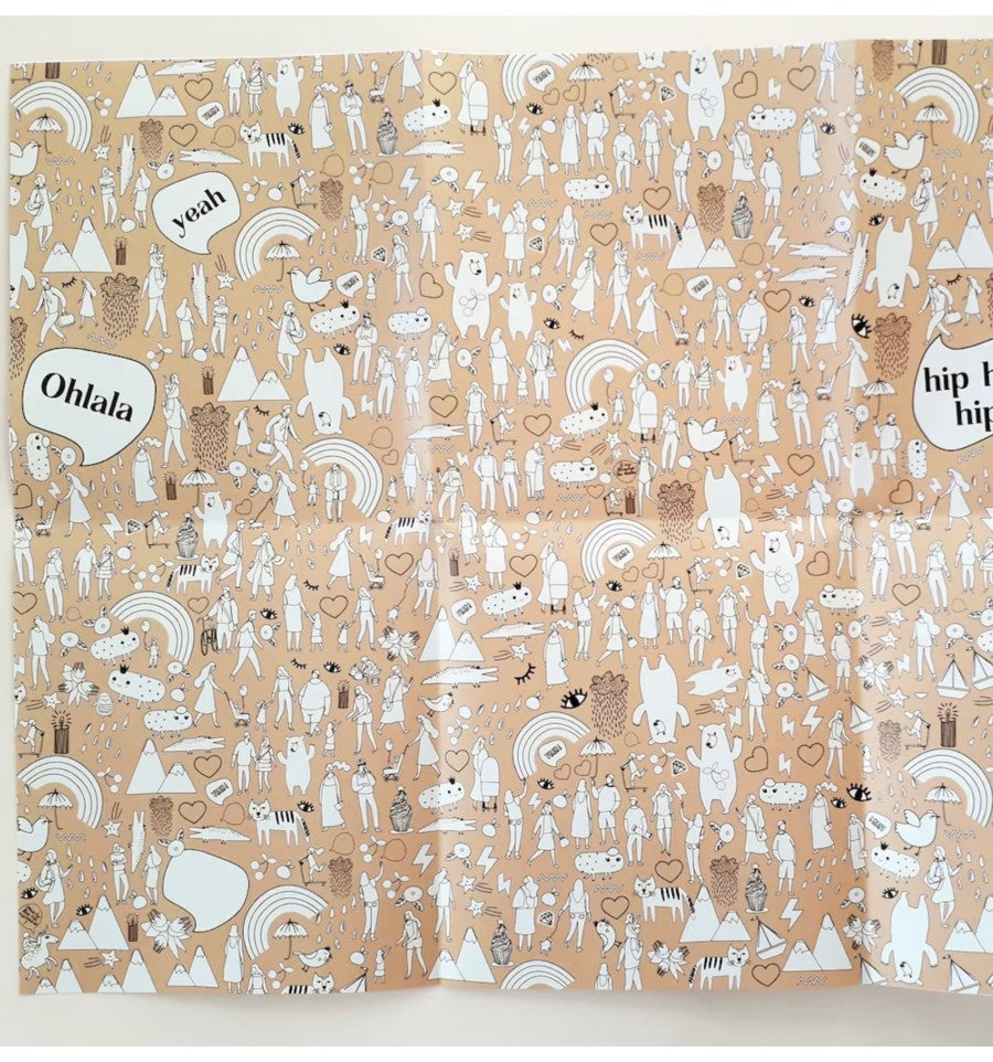Poster cherche & trouve "Veux-tu être ma marraine"