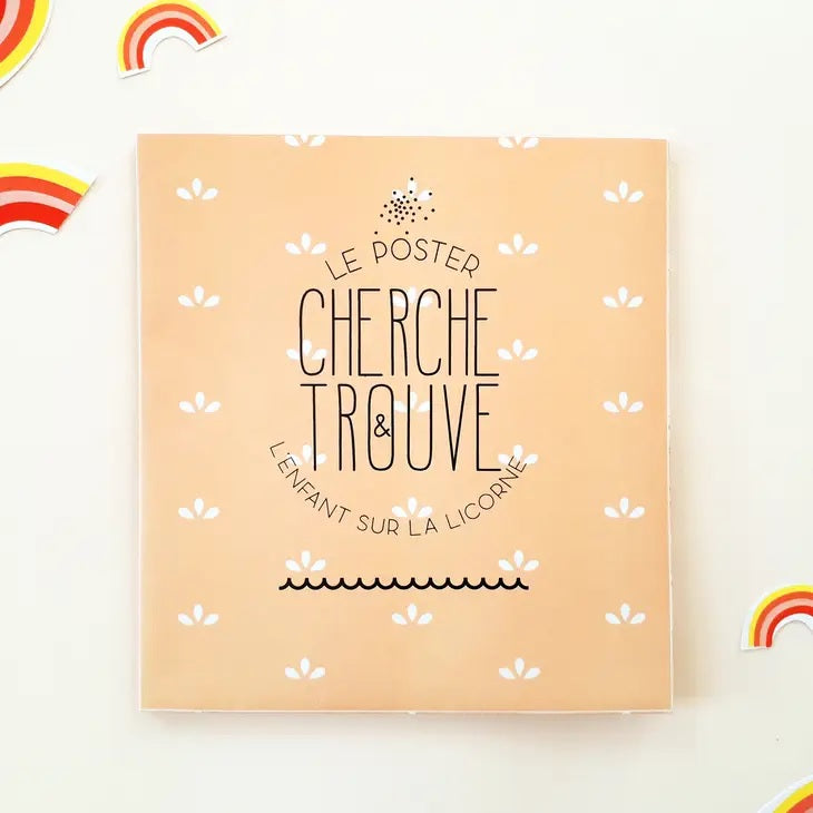 Poster cherche & trouve - Veux-tu être ma marraine ?