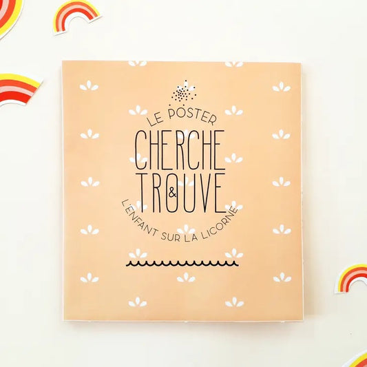 Poster cherche & trouve "Veux-tu être ma marraine"