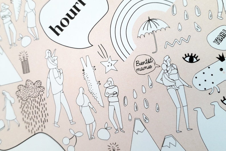 Poster cherche & trouve "Bientôt mamie"