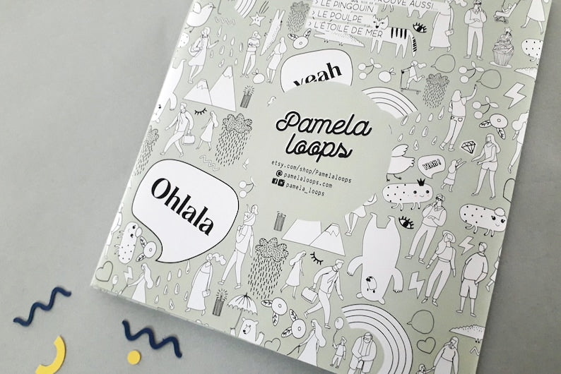 Poster cherche & trouve - Bientôt tonton - Pamela Loops