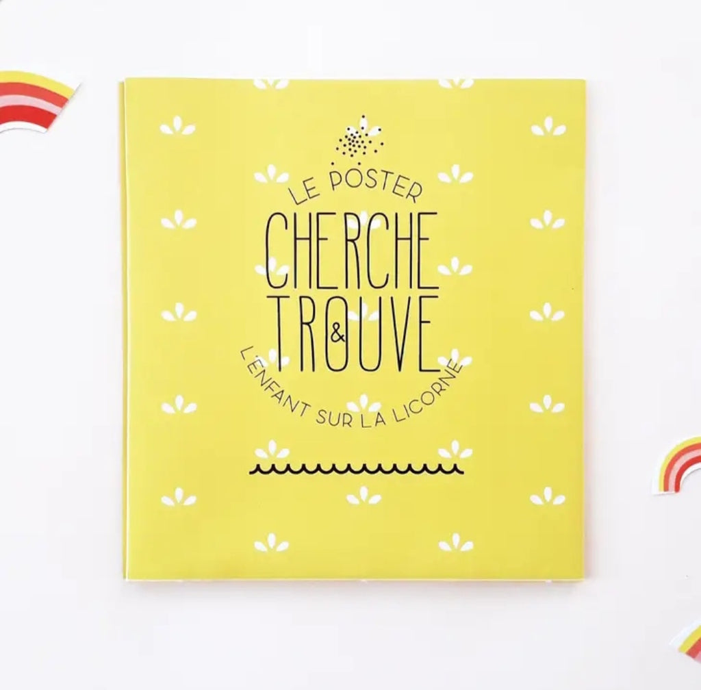 Poster cherche & trouve - Veux-tu être mon parrain ?