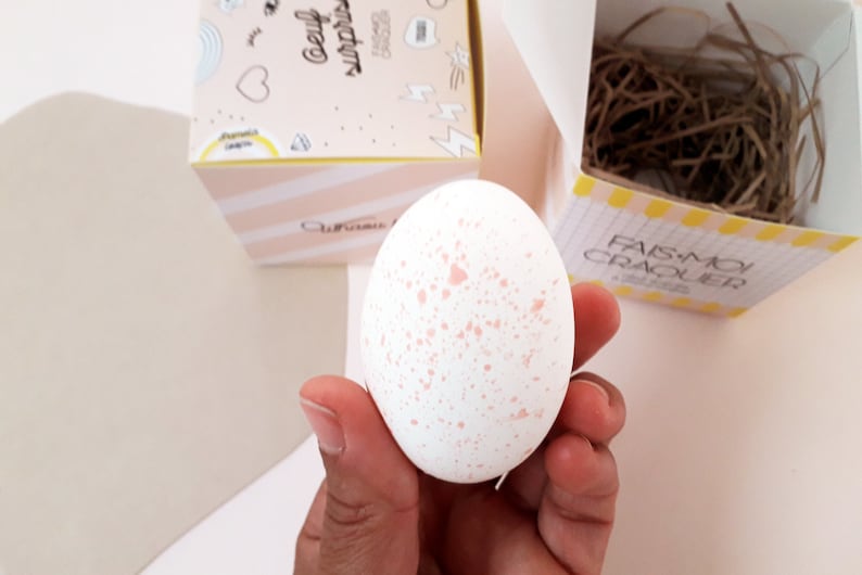 Boite à message oeuf annonce grossesse - Pamela Loops