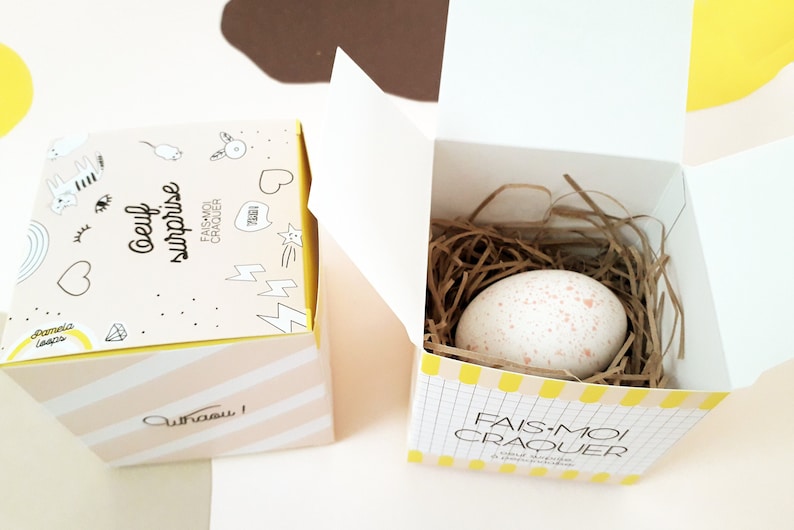 Boite à message oeuf annonce grossesse - Pamela Loops