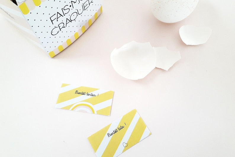 Boite à message oeuf annonce grossesse - Pamela Loops