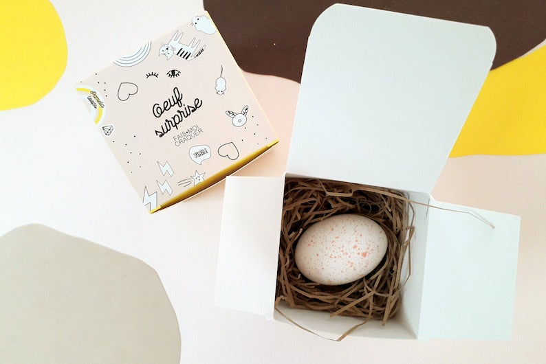 Boite à message oeuf annonce grossesse - Pamela Loops