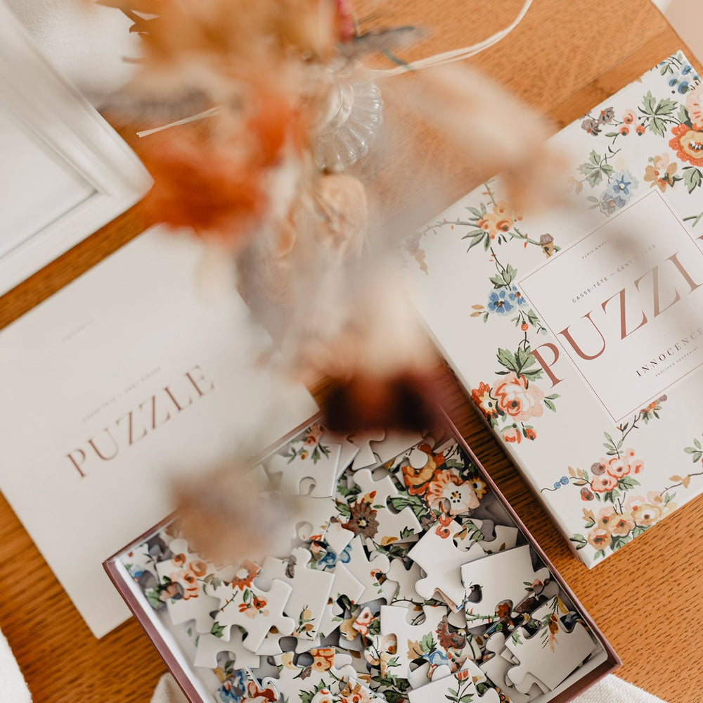 Puzzle Esquisse fleurie