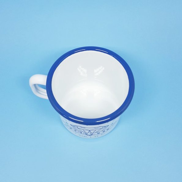 Tasse émaillée “Poulette For Life”