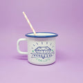Tasse émaillée “Poulette For Life”