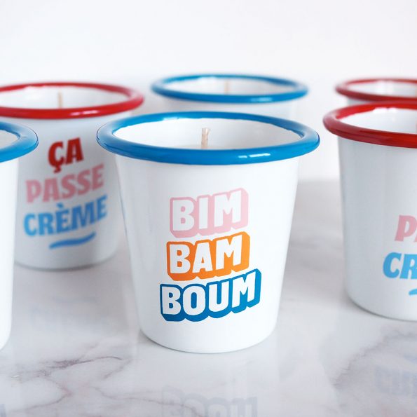 Bougie artisanale “Bim Bam Boum”
